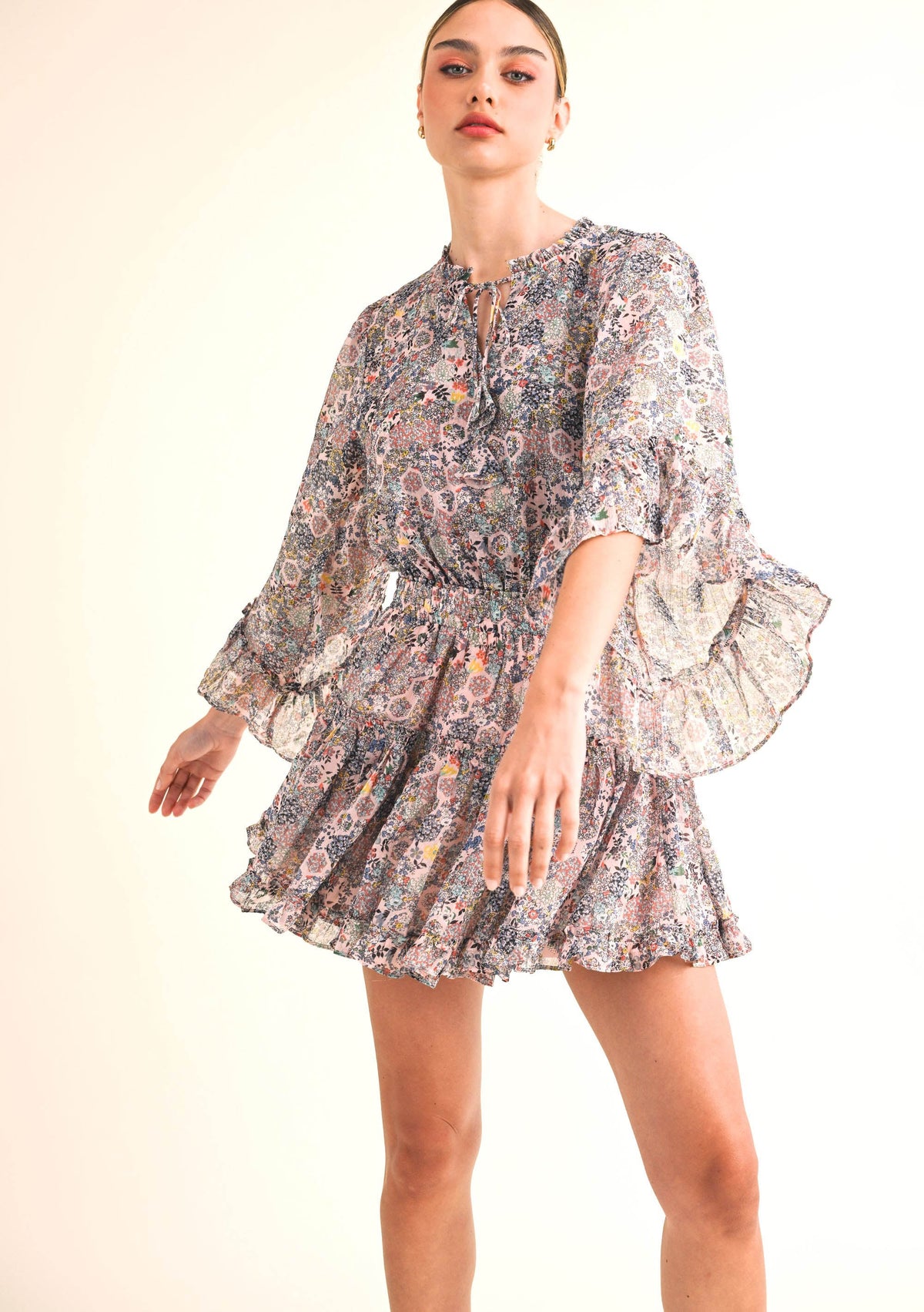 Floral Fixation Dress - Pink