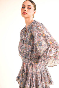 Floral Fixation Dress - Pink