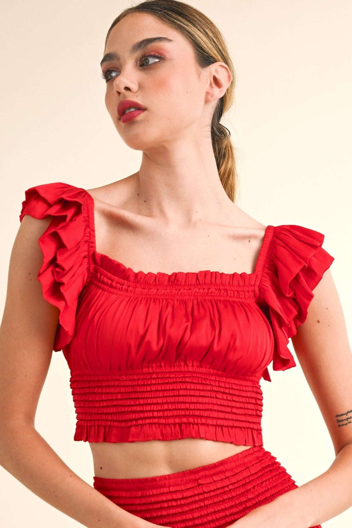 Secret Rendezvous Top - Red