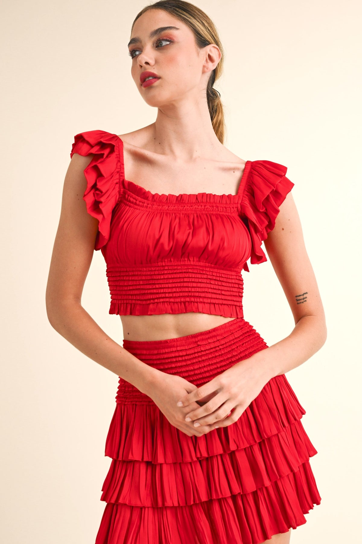 Secret Rendezvous Top - Red