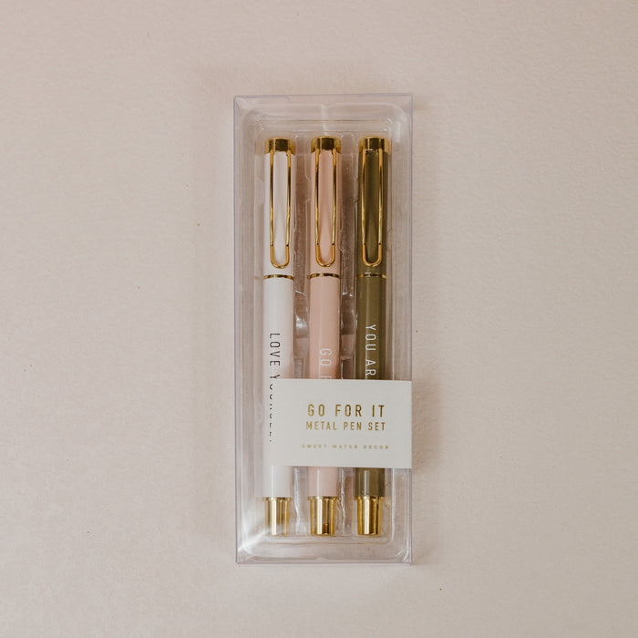 Go For It - Metal Pen Set
