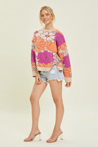 Iconic Blooms Sweater - Natural