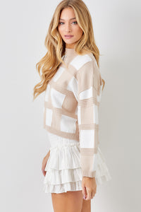 Level Up Sweater - Taupe
