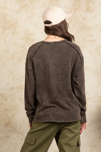 Casual Charm Top - Black