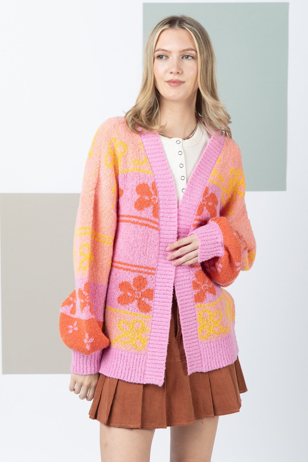 Having A Blast Cardigan - Lavender