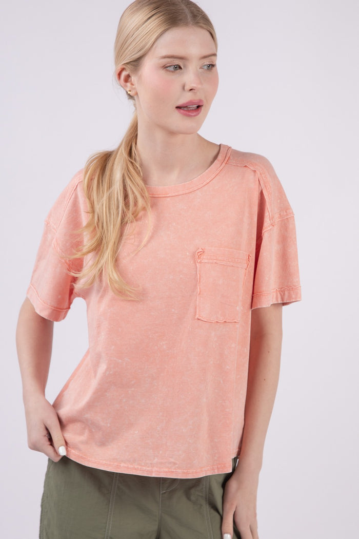 Well Balanced Top - Peach