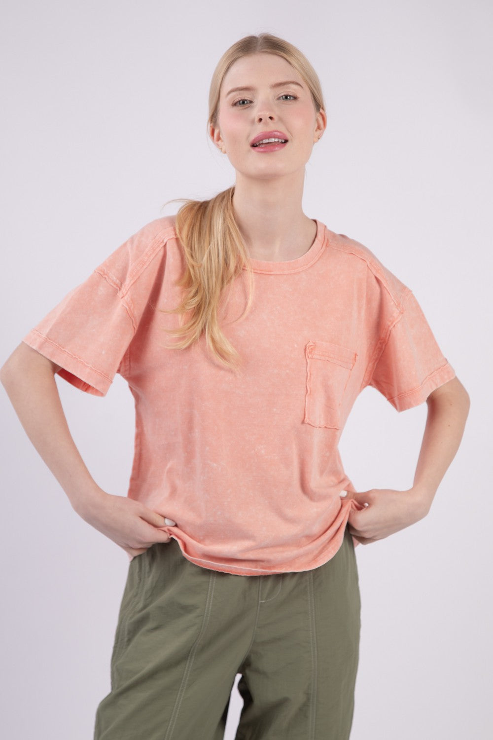 Well Balanced Top - Peach