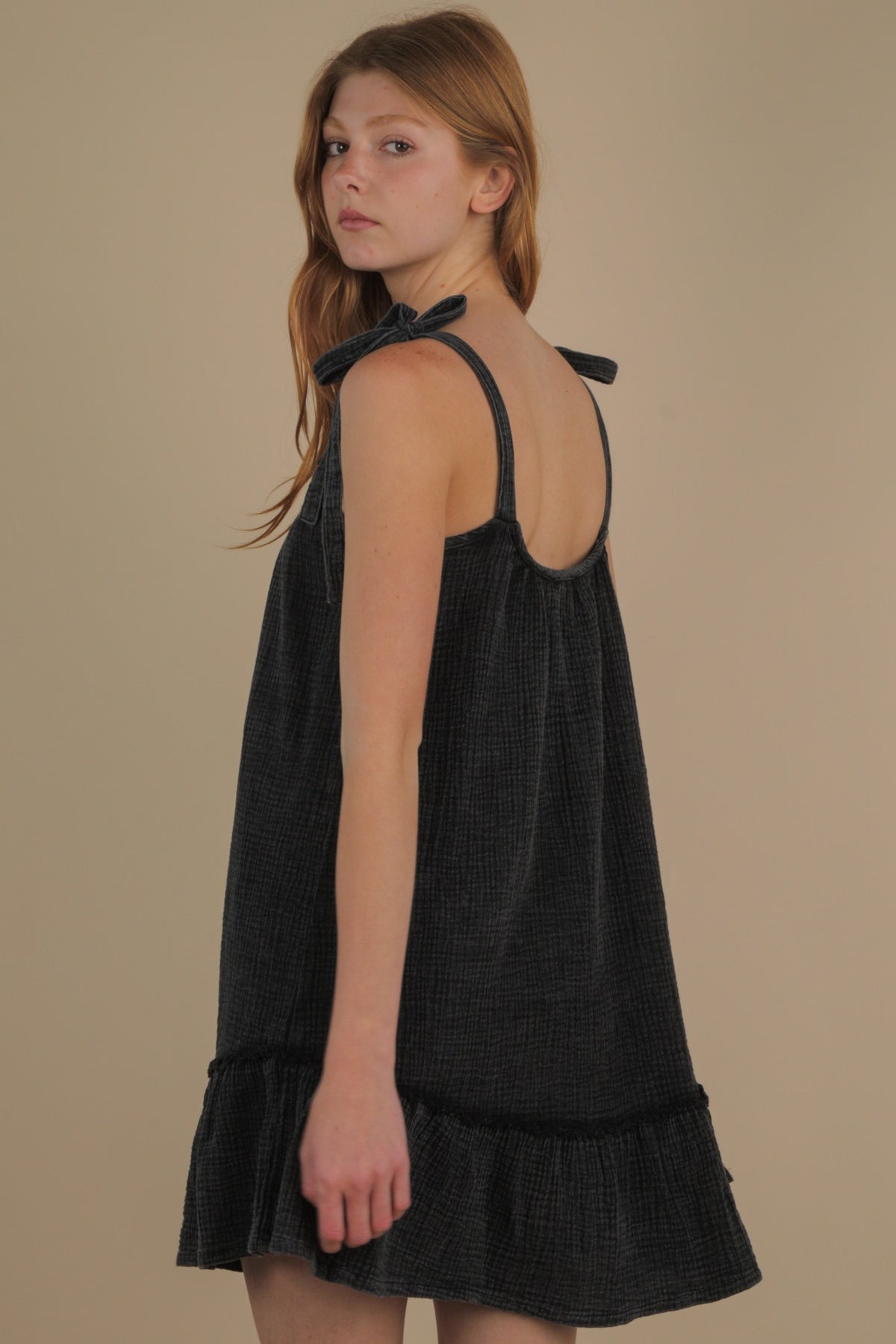 Tied and True Dress - Black