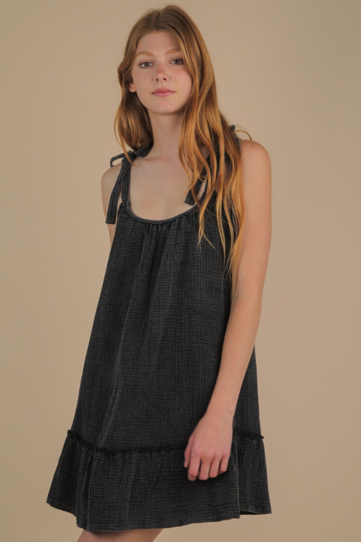 Tied and True Dress - Black