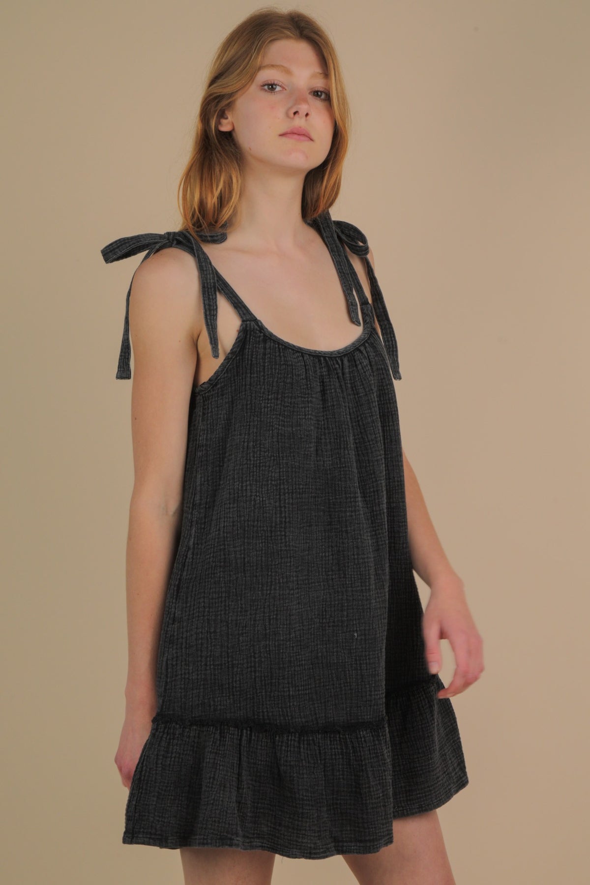 Tied and True Dress - Black