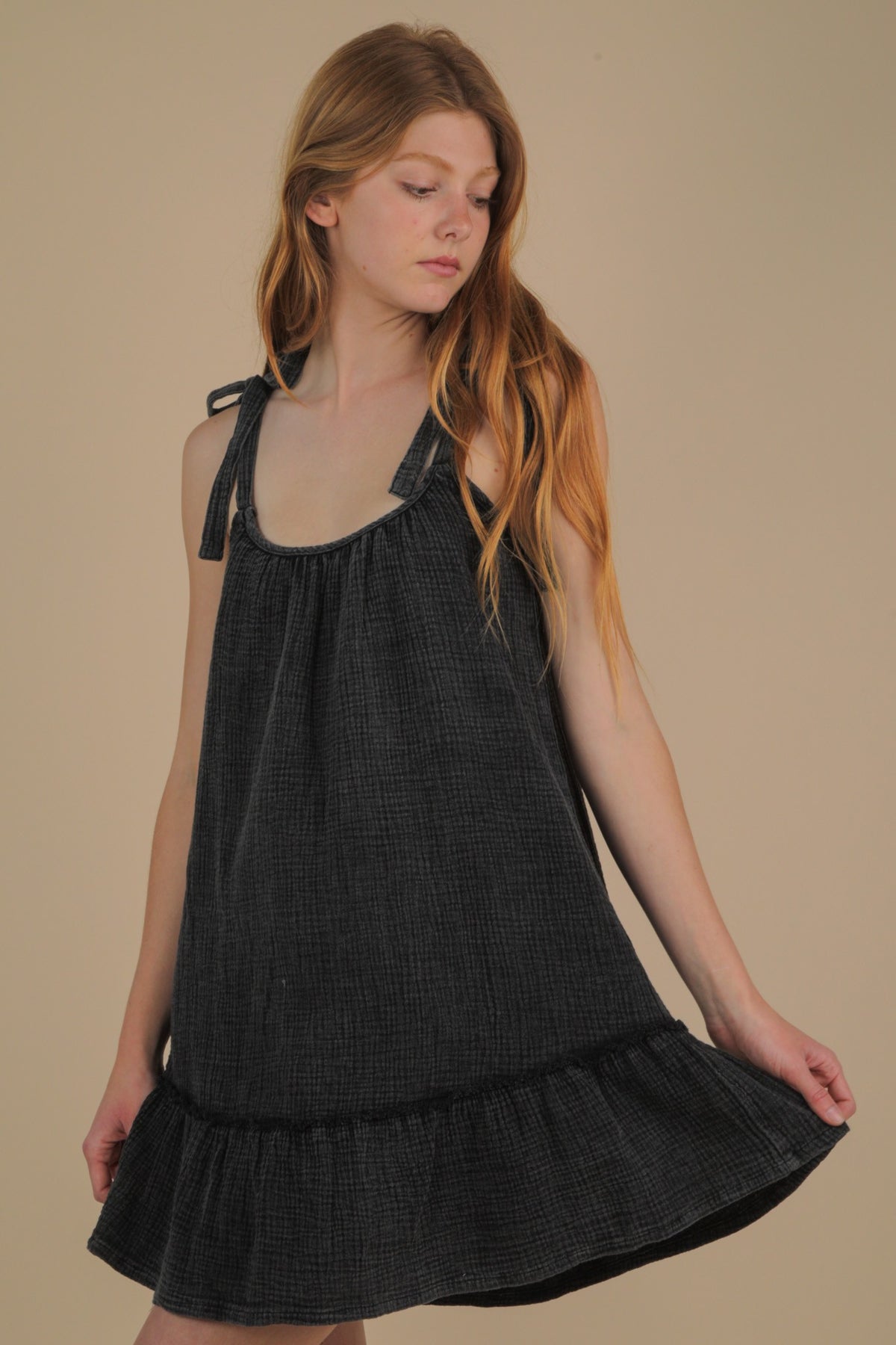 Tied and True Dress - Black