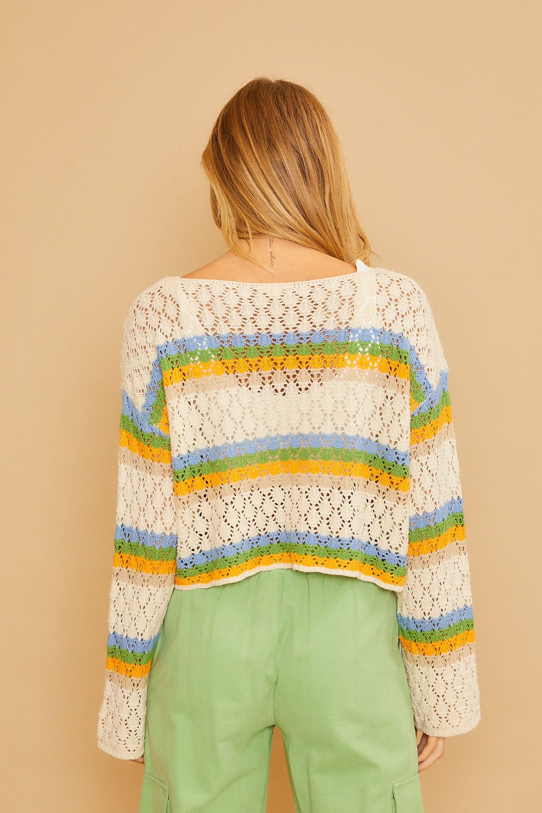 Eye Candy Sweater - Cream