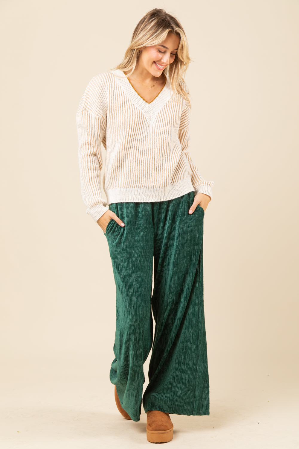 Comfort Of Luxury Pants - Forest