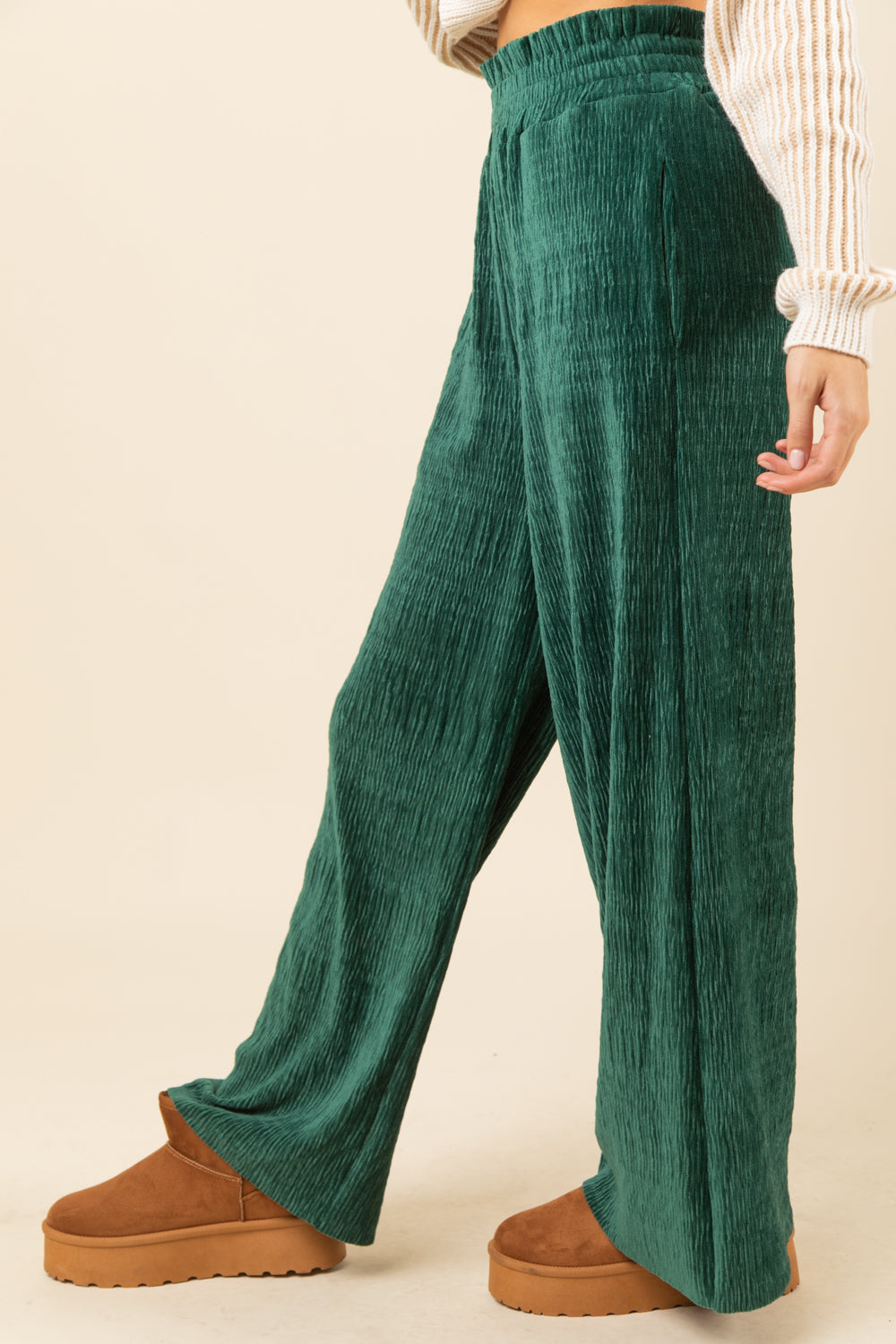 Comfort Of Luxury Pants - Forest