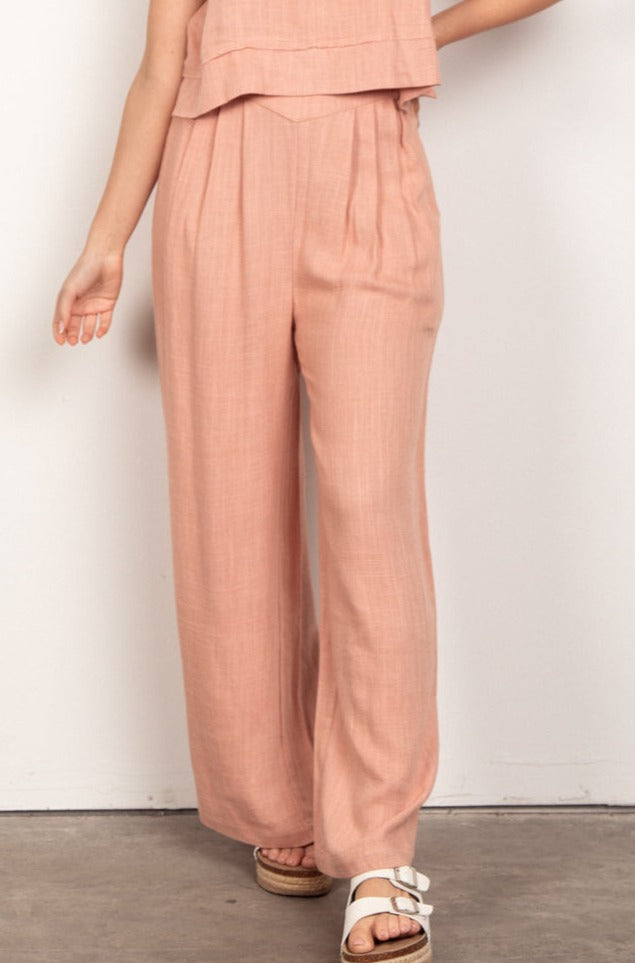 Feel The Breeze Pants - Blush