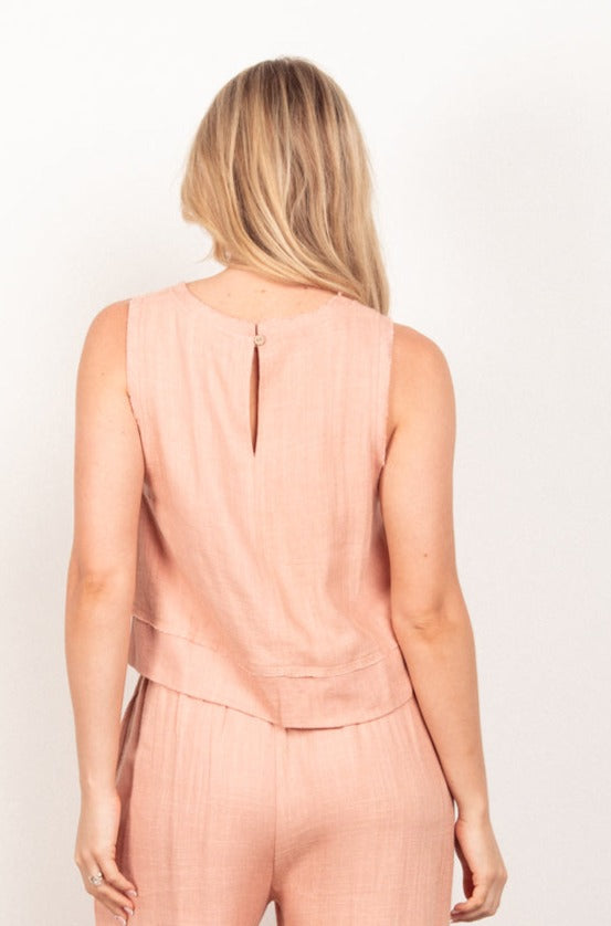 Feel The Breeze Top - Blush