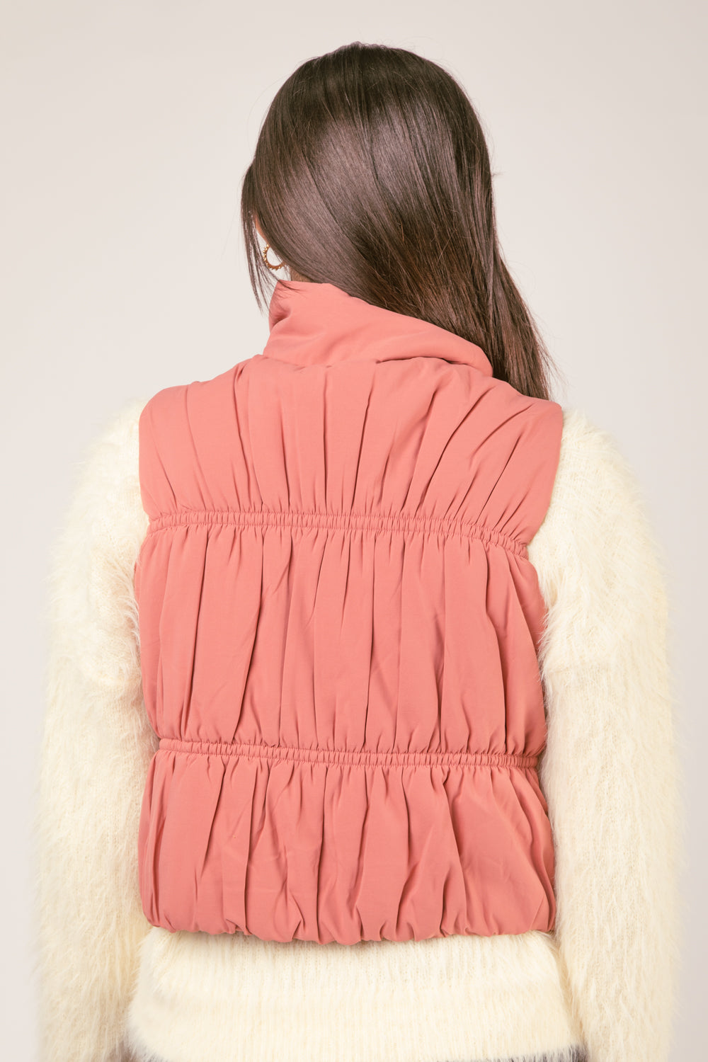 Delicate Warmth Vest - Blush