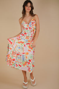 Fruit Basket Dress - White