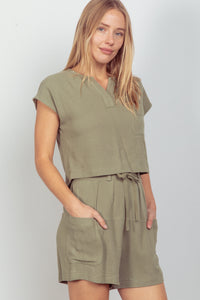 Keep It Easy Shorts - Sage