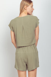 Keep It Easy Shorts - Sage