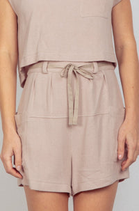 Keep It Easy Shorts - Natural