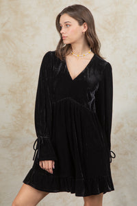 Velveteen Dreams Dress - Black