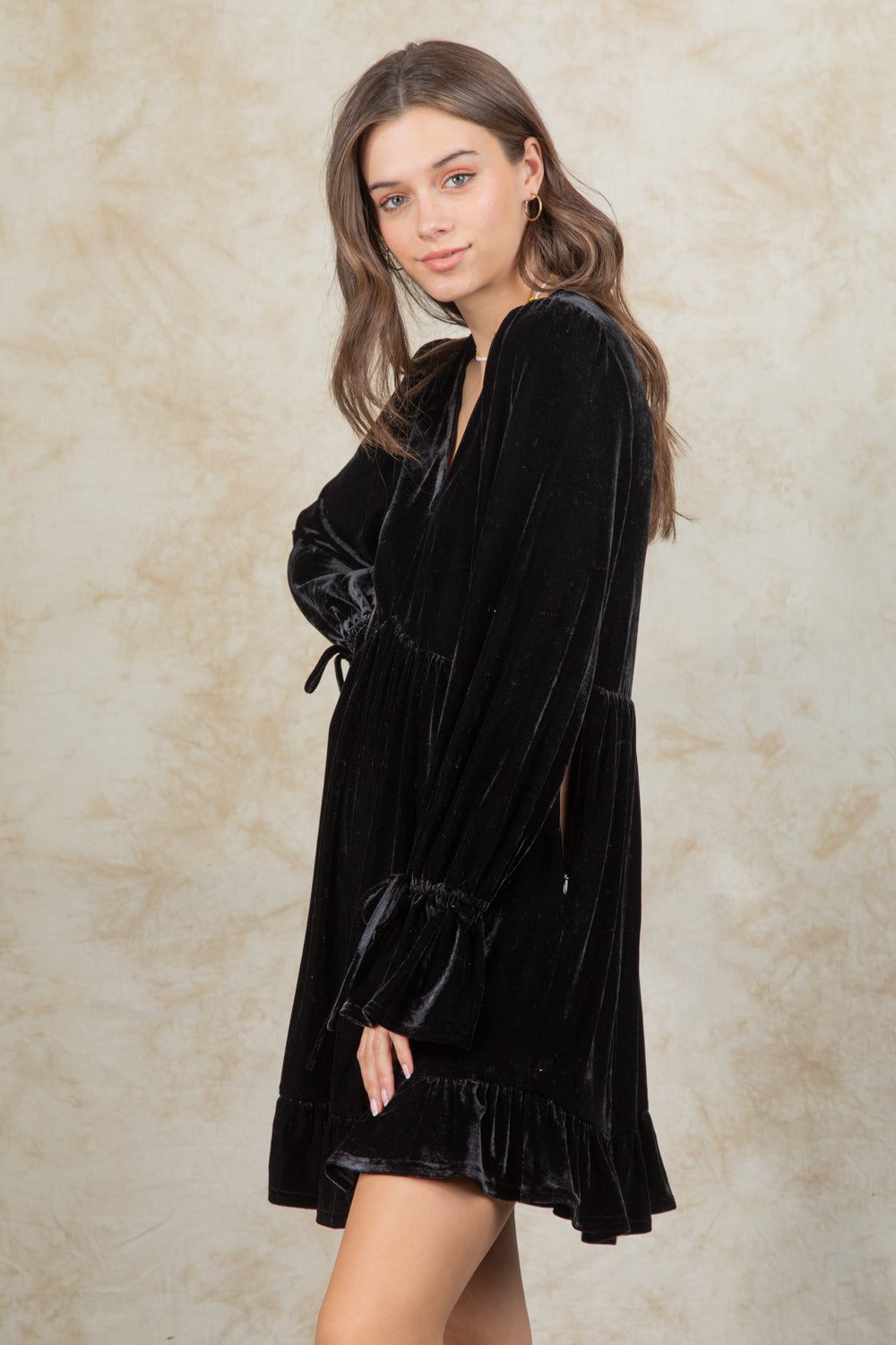 Velveteen Dreams Dress - Black