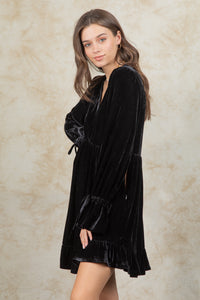 Velveteen Dreams Dress - Black