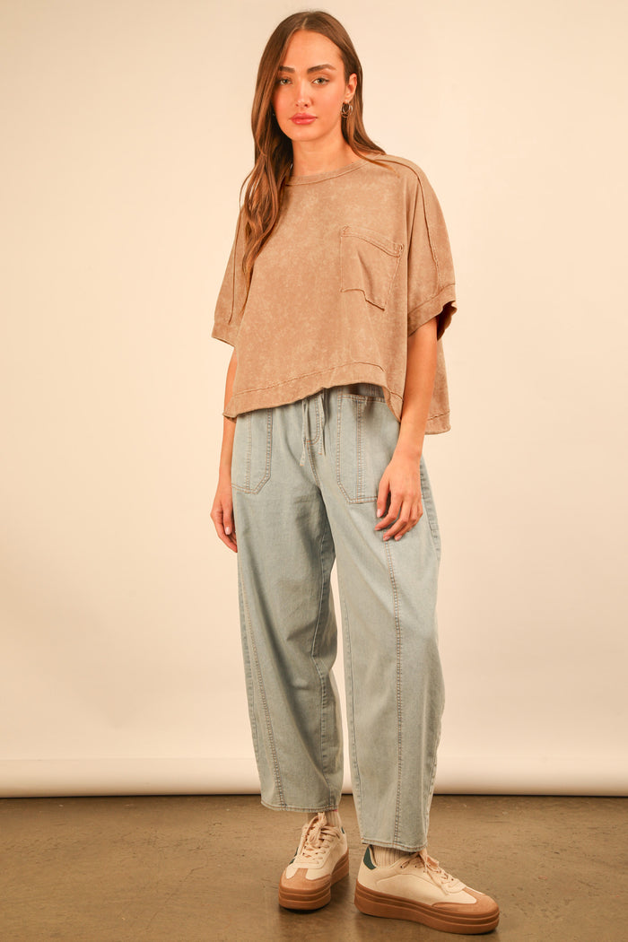 Make A Move Top - Taupe