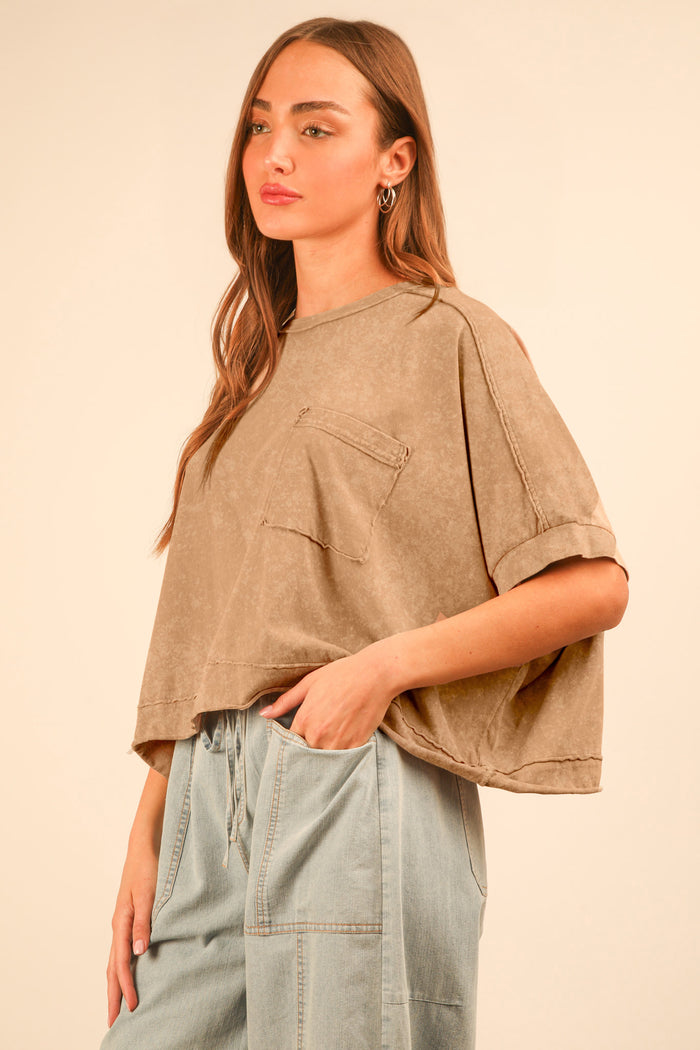 Make A Move Top - Taupe