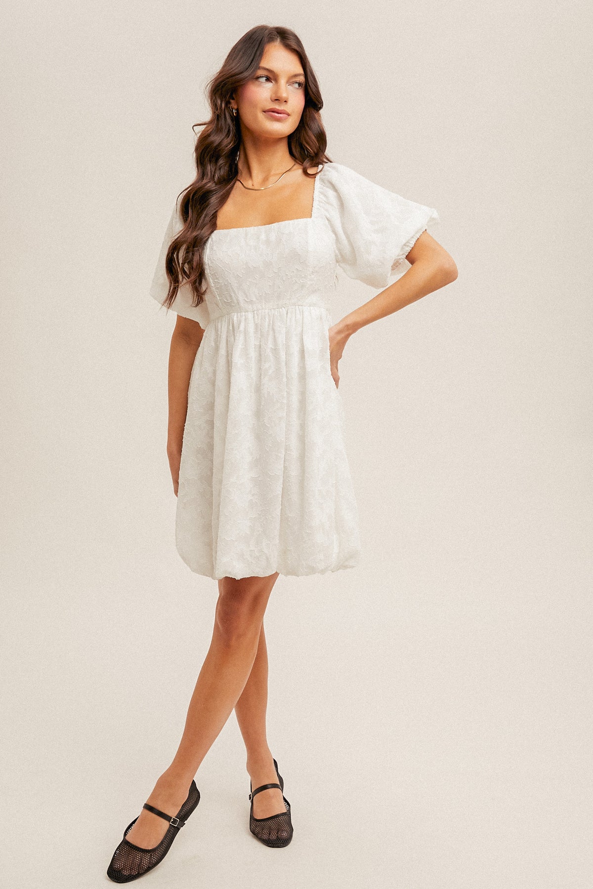 In The Moment Dress - White