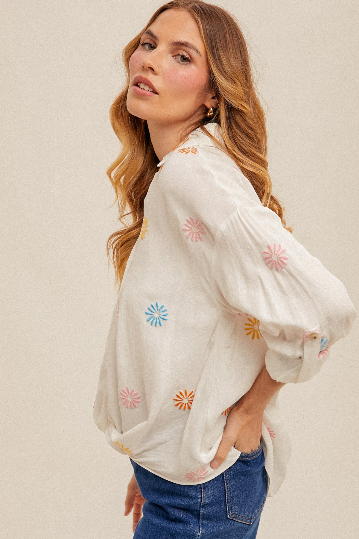 Daisy Chain Top - White