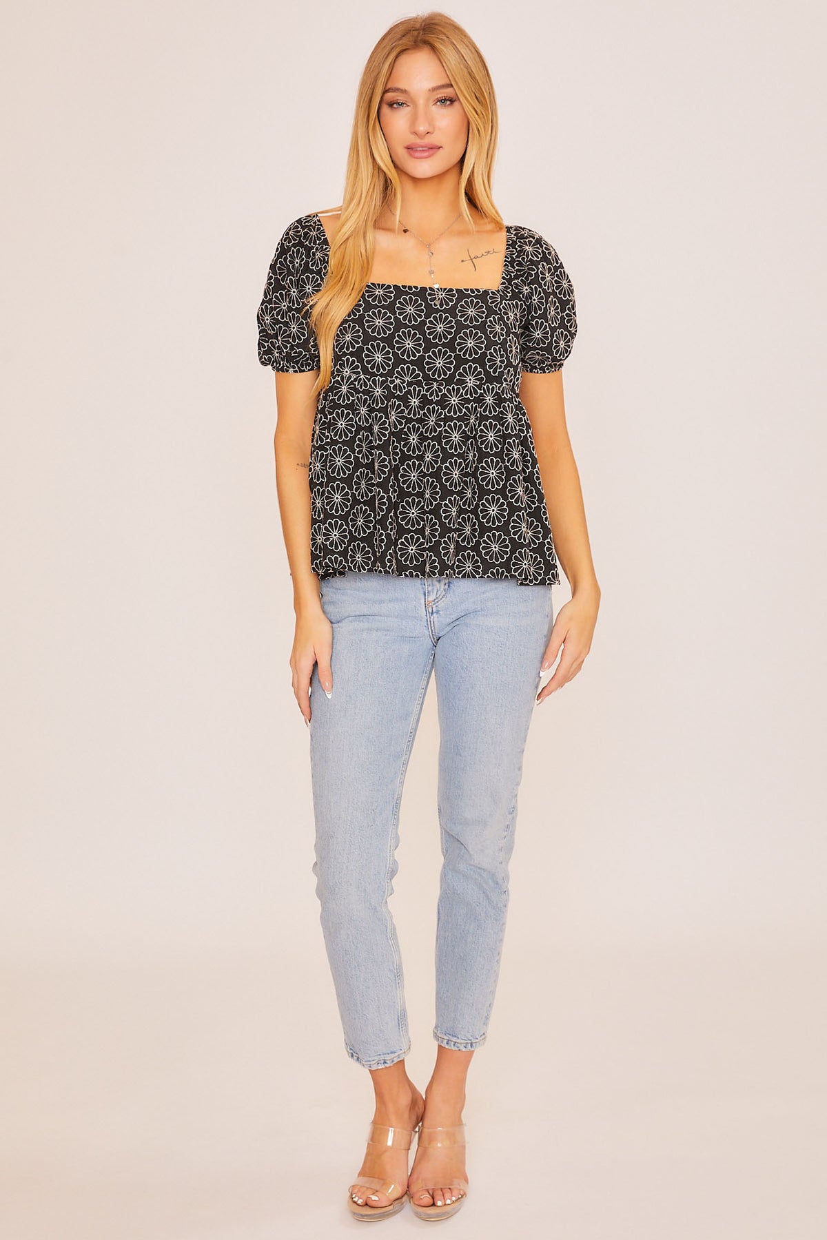 Garden Secrets Top - Black
