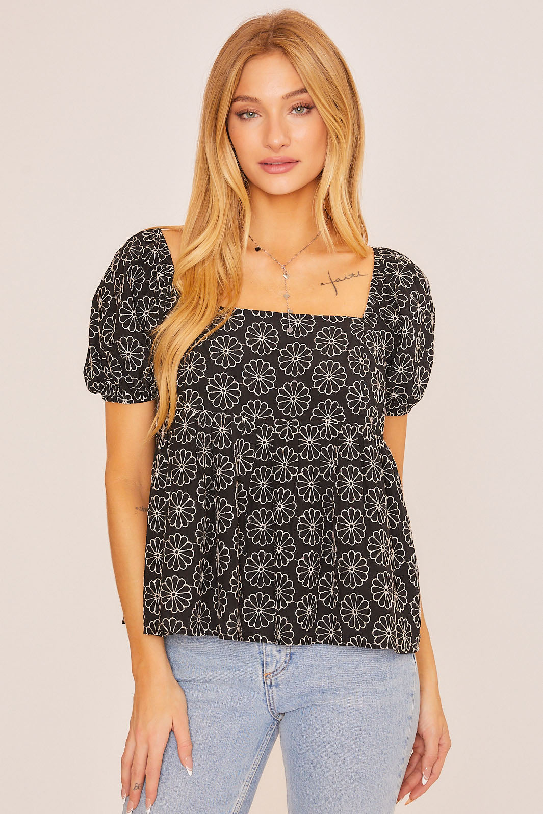 Garden Secrets Top - Black