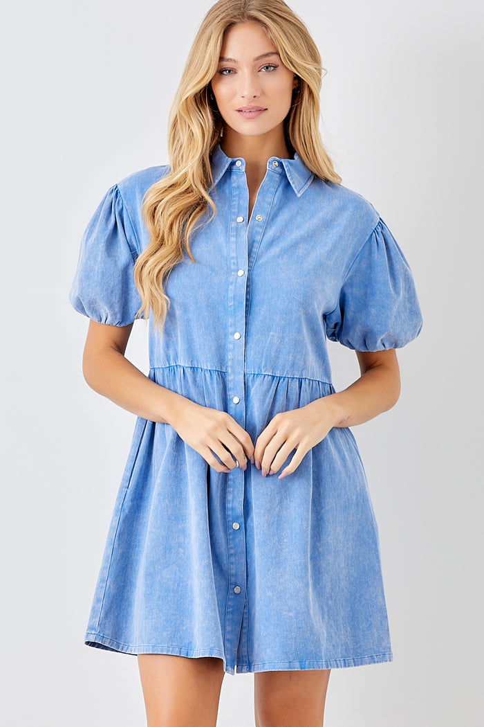 Daydream Darling Dress - Blue