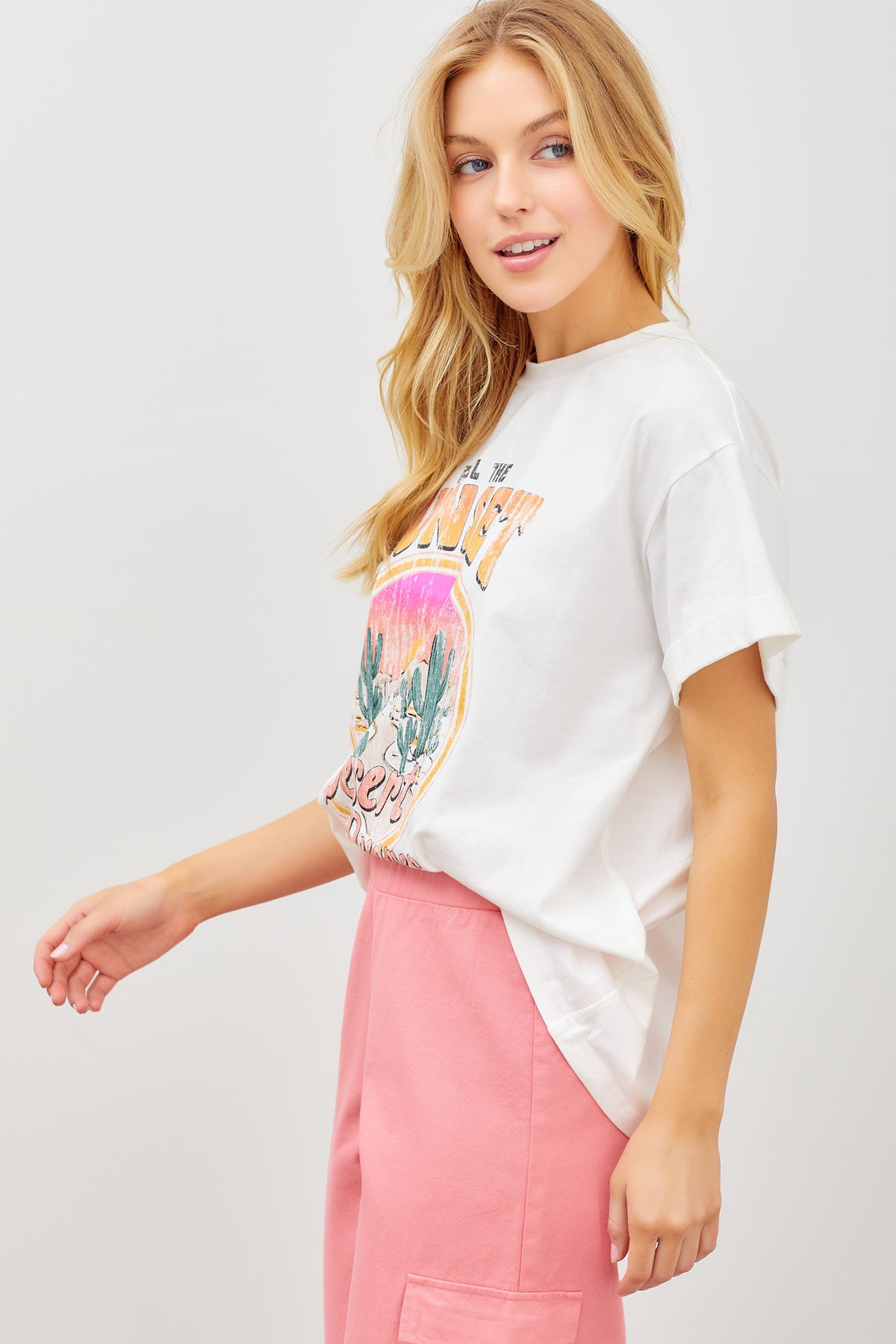 Desert Dreamer Graphic Tee - Ivory