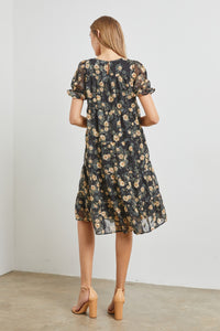 Floral Magic Dress - Black