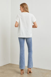 Flower Market Graphic Tee - Ivory