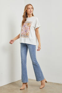 Flower Market Graphic Tee - Ivory