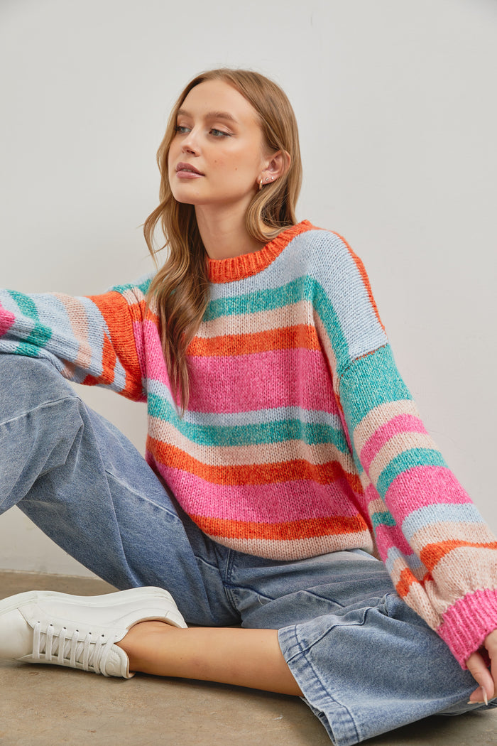 String Along Sweater - Multi