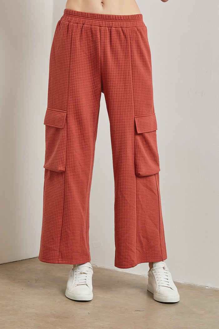 Tactile Sensation Pants - Brick