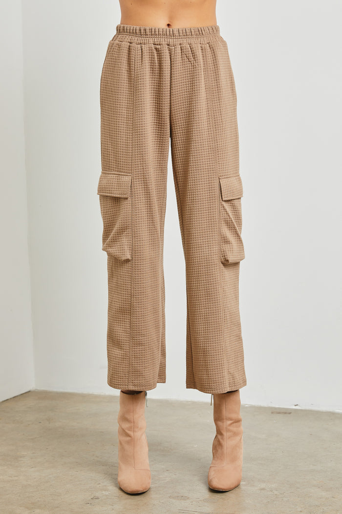 Tactile Sensation Pants - Taupe