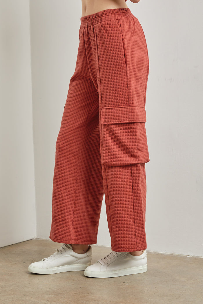 Tactile Sensation Pants - Brick