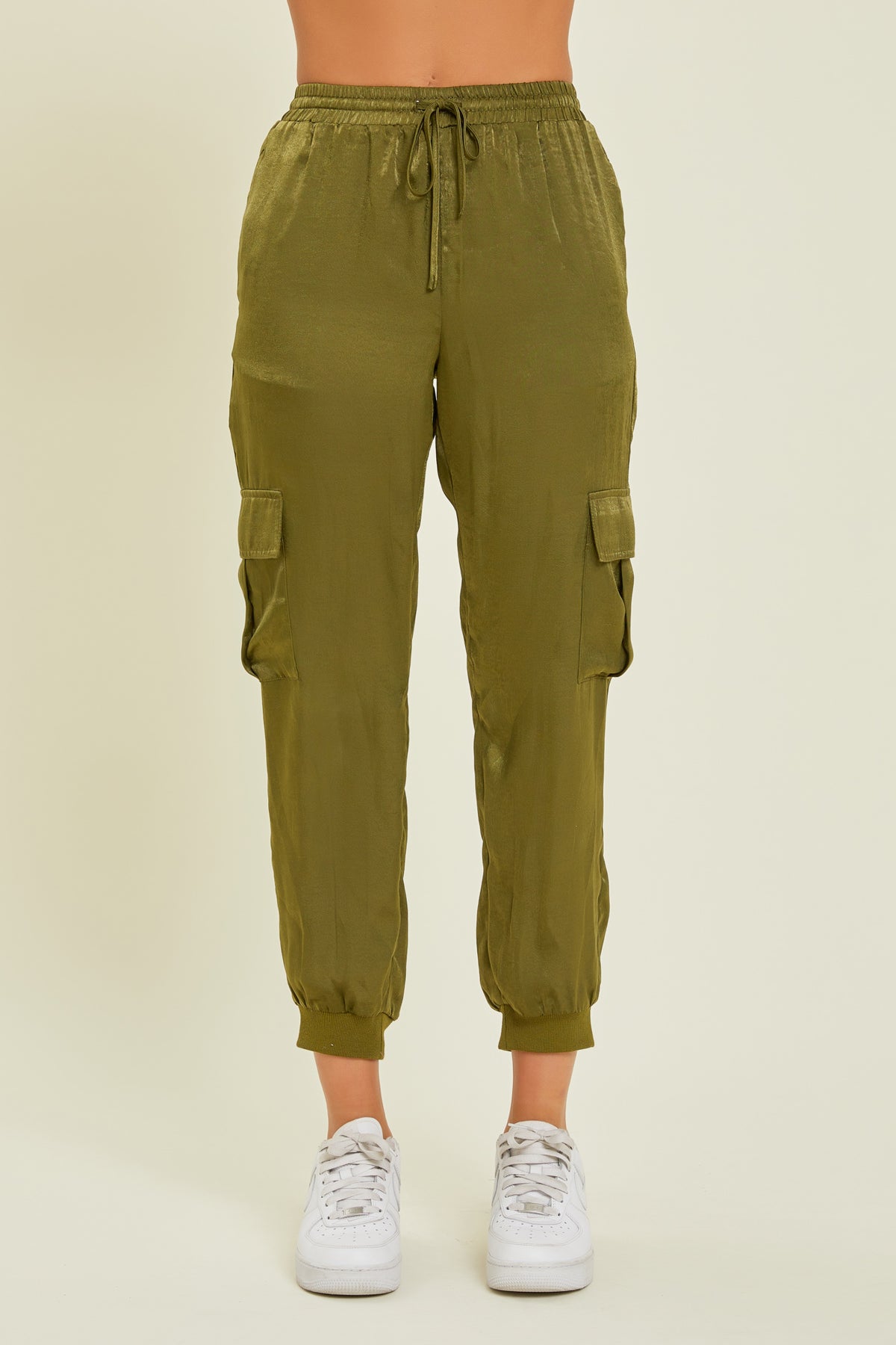 Cast A Gleam Pants - Olive