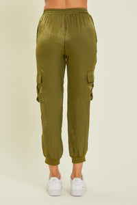 Cast A Gleam Pants - Olive