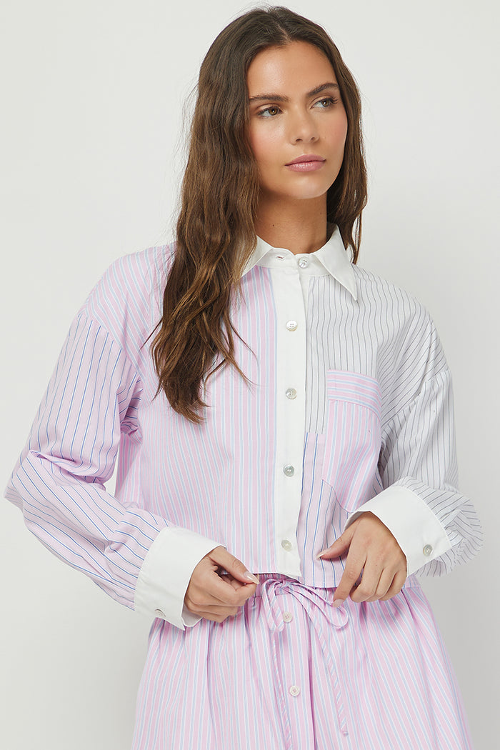 Striped Remix Set - Lavender