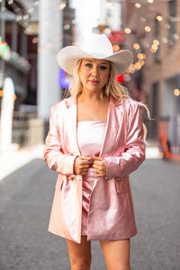 Secret Of Success Blazer - Blush
