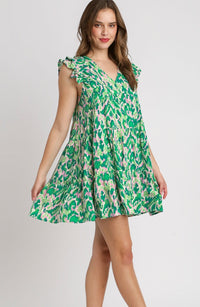 Start Anew Dress - Green