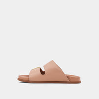Bernarda Slide Sandals - Nude