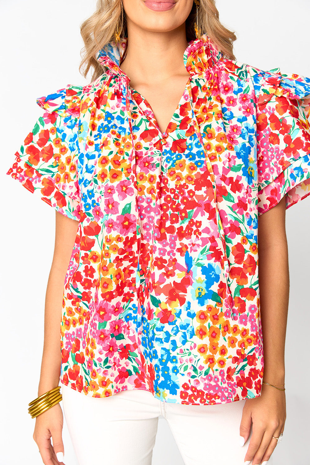 Impressionist Dreams Top - Berry